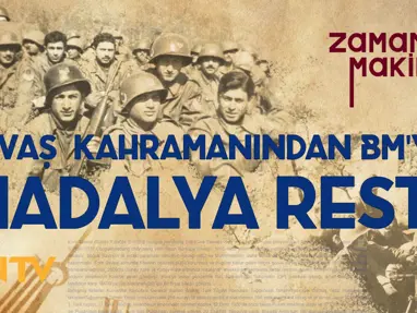 Zaman Makinesi... Savaş kahramanından BM'ye madalya resti