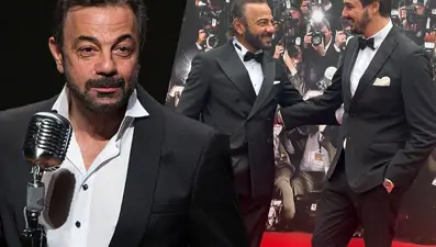 Kerem Alışık Cannes Film Festivali'nde: Oğluyla poz verdi