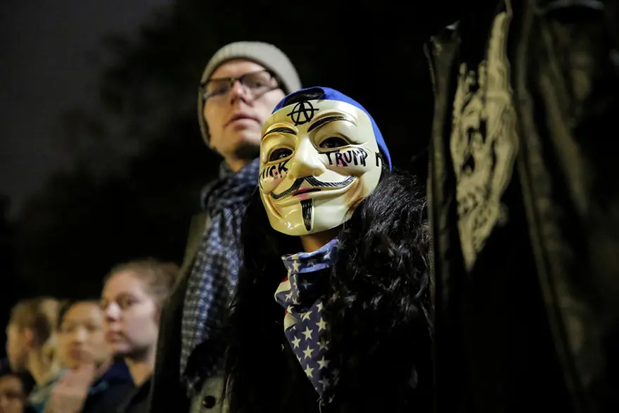 ABD'de Trump karşıtı gösteriler 9