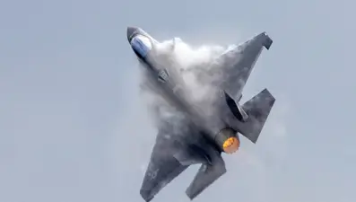 ABD'de F-35 uçağı düştü! Pilotu fırlatma koltuğu kurtardı