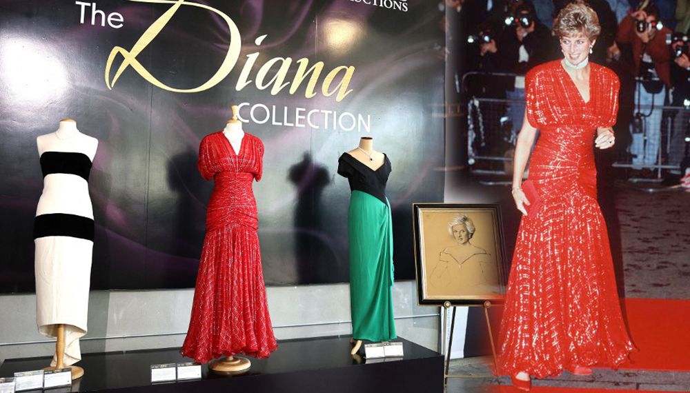 Prenses Diana'nın elbiseleri açık artırmada