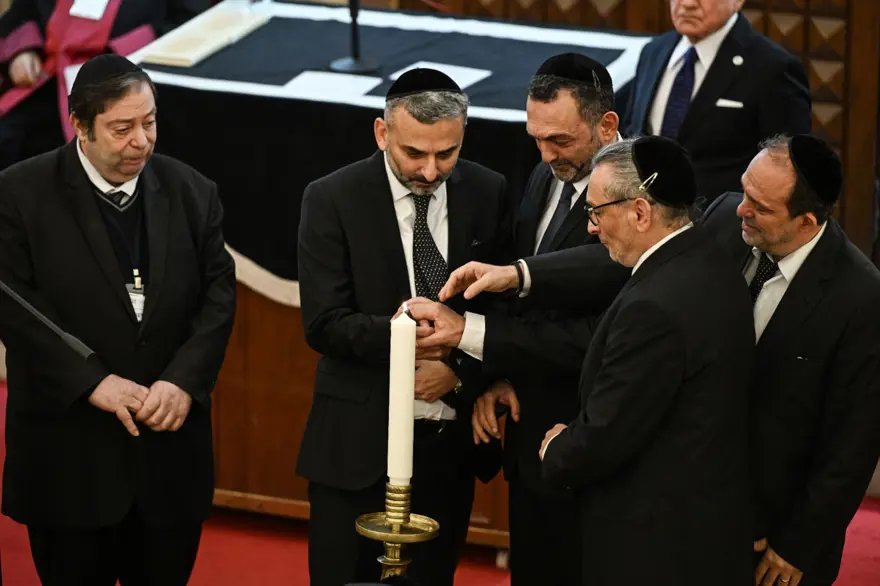 Hahambaşı Haleva’ya Neve Şalom’da veda 7