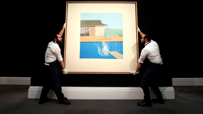 David Hockney'nin ünlü eseri "Splash" 180 milyon liraya satıldı