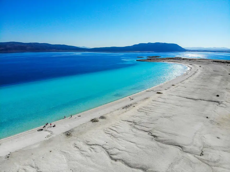 Salda Gölü'nün Beyaz Adalar kısmı ziyarete kapatıldı 