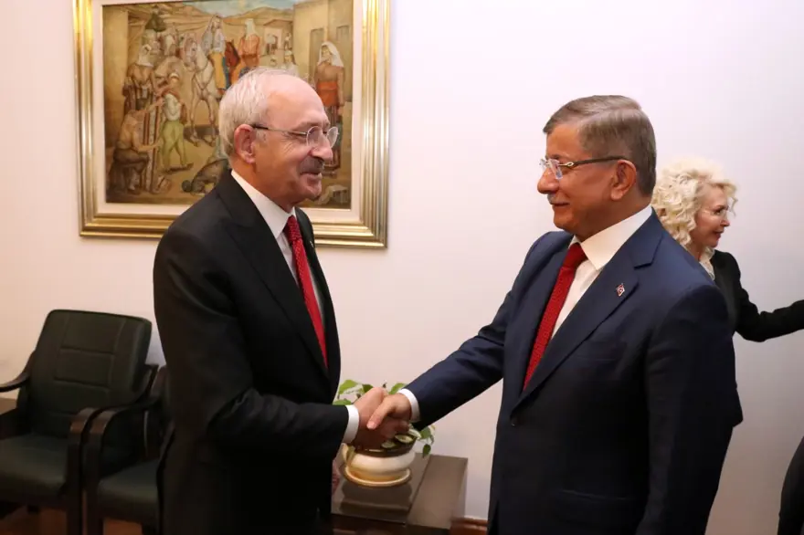 Kılıçdaroğlu,Karamollaoğlu ve Davutoğlu ile görüştü 2