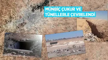 "YPG-PKK Münbiç'te hendek kazıyor" iddiası