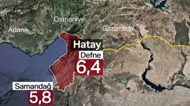 Hatay'da art arda depremler: 6 can kaybı, 294 yaralı