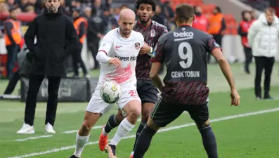Gaziantep FK - Beşiktaş: 1-1 | Süper Lig 15. hafta maç sonuçları
