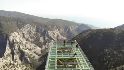 Kazdağları'na cam seyir terası