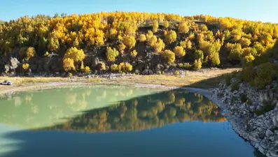 'Mükemmeliyet Ödülü' almıştı: Nemrut Krater Gölü'nde sonbahar güzelliği