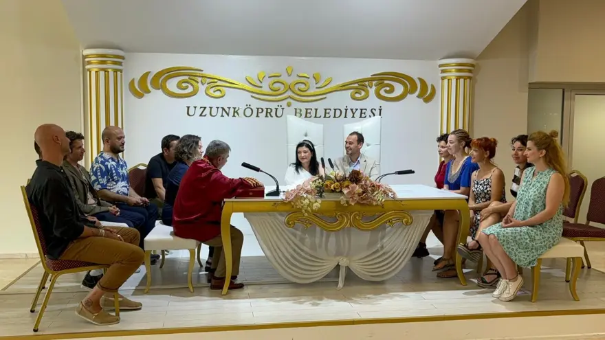 3 gün 3 gece düğün yaptılar! Edirneli Gülşah gönlünü İspanyol Daniel'e kaptırdı, dünyanın dört bir yanından geldiler 4