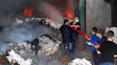 Fabrikada yangın