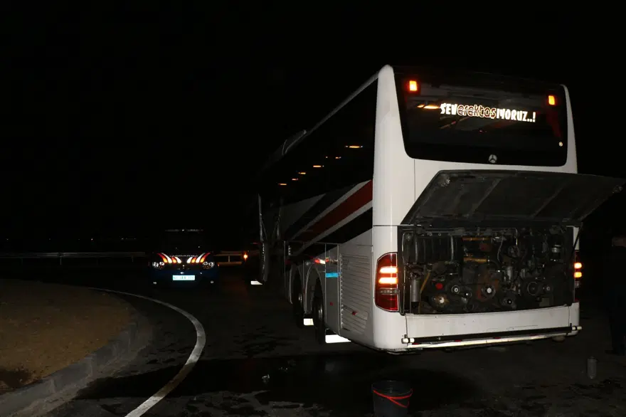 Tokat’ta 33 kişinin bulunduğu yolcu otobüsüne ateş açıldı 