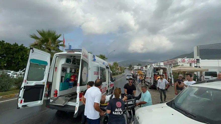 Bodrum'da midibüs dere yatağına uçtu: 23 işçi yaralı 6
