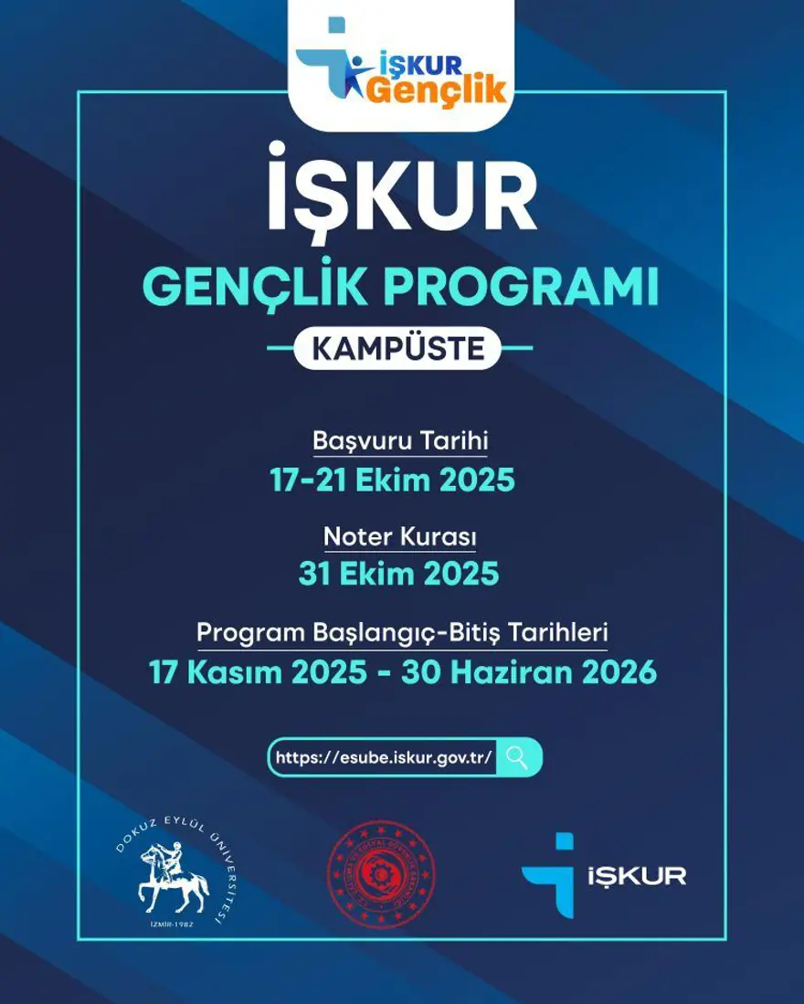 DOKUZ EYLÜL ÜNİVERSİTESİ GENÇLİK PROGRAMI KURA TARİHİ 5 DOKUZ EYLÜL ÜNİVERSİTESİ GENÇLİK PROGRAMI KURA TARİHİ 5