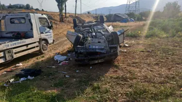 Kahramanmaraş'ta trafik kazası: Sürücü öldü, eşi ağır yaralandı