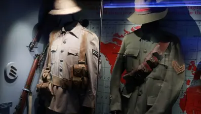 Çanakkale Savaşları Mobil Müzesi Tiran'da