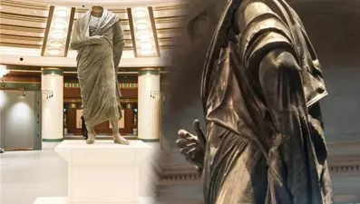 Türkiye'ye dönen Marcus Aurelius heykelinin ilk durağı Beştepe