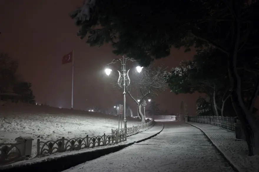 İstanbul'da kar 35