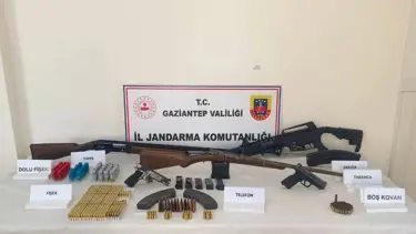 Gaziantep'te silah kaçakçılığı operasyonu: 5 gözaltı