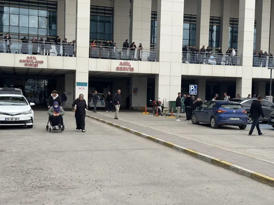 Edirne'de hastanede yangın: Hastalar tahliye edildi 3