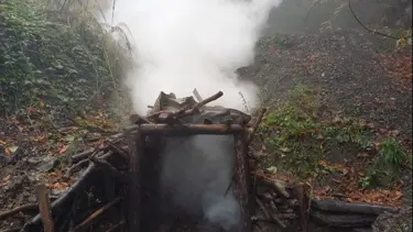 Kaçak maden ocakları patlayıcıyla imha edildi