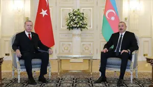 Cumhurbaşkanı Erdoğan, Azerbaycan Cumhurbaşkanı Aliyev ile görüştü