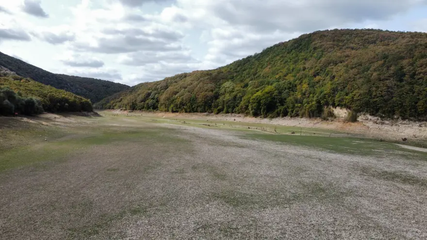 Trakya'da, İstanbul'un suyunu karşılayan barajlar kurudu 4