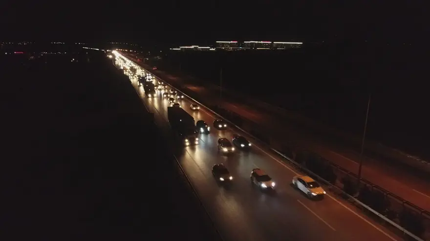 Bayram dönüşü trafik yoğunluğu 34