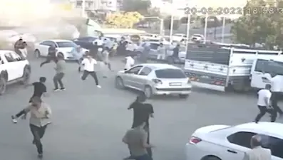 Mardin Derik'teki kaza anına ait yeni görüntü