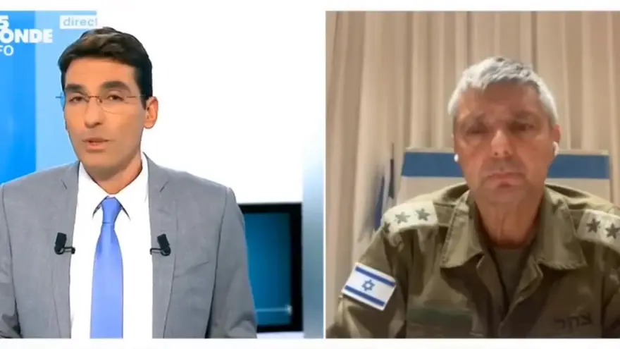 Fransız sunucu, İsrail ordu sözcüsünü yayından aldı: Sivilleri öldürüyorsunuz 1