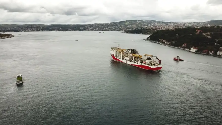 Yavuz sondaj gemisi Karadeniz'e açıldı 6