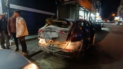 Otomobilde gaz sıkışması patlamaya neden oldu: 1 yaralı