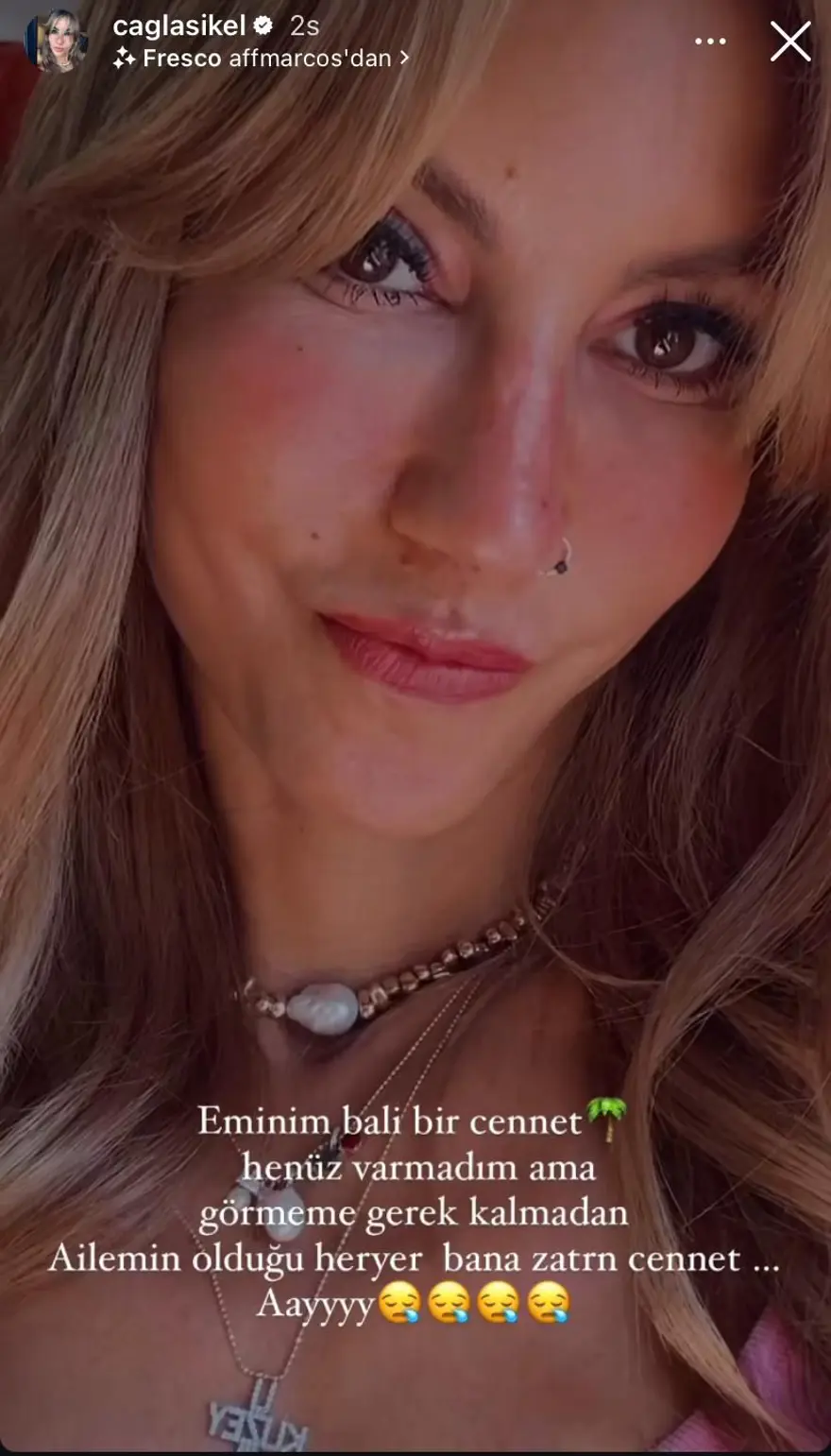 Çağla Şıkel: Ailemin olduğu her yer bana zaten cennet 1