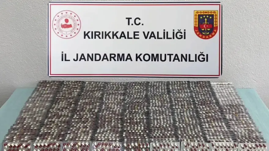 Ticari takside binlerce psikotrop hap ele geçirildi 
