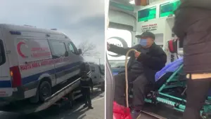 Esenyurt Belediyesine ait ambulans hasta nakli sırasında haczedildi