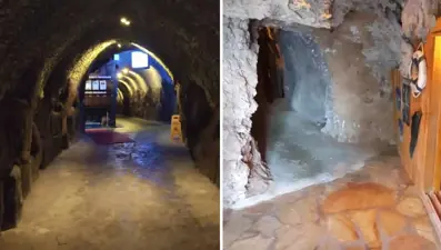 Falezleri oydular: 5 yıldızlı oteldeki gizli tünele inceleme