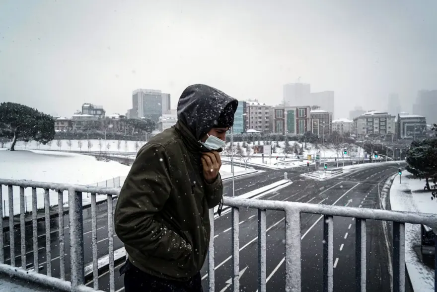 İstanbul'da kar 14