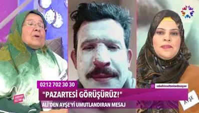 Seda Sayan&#x27;a başvuran Ayşe&#x27;nin eski eşi Ali&#x27;yle barışma çabası sosyal medyada da çok konuşuldu: Benim için süsleniyor?