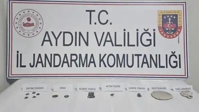 Aydın'da tarihi eser operasyonu: 4 gözaltı