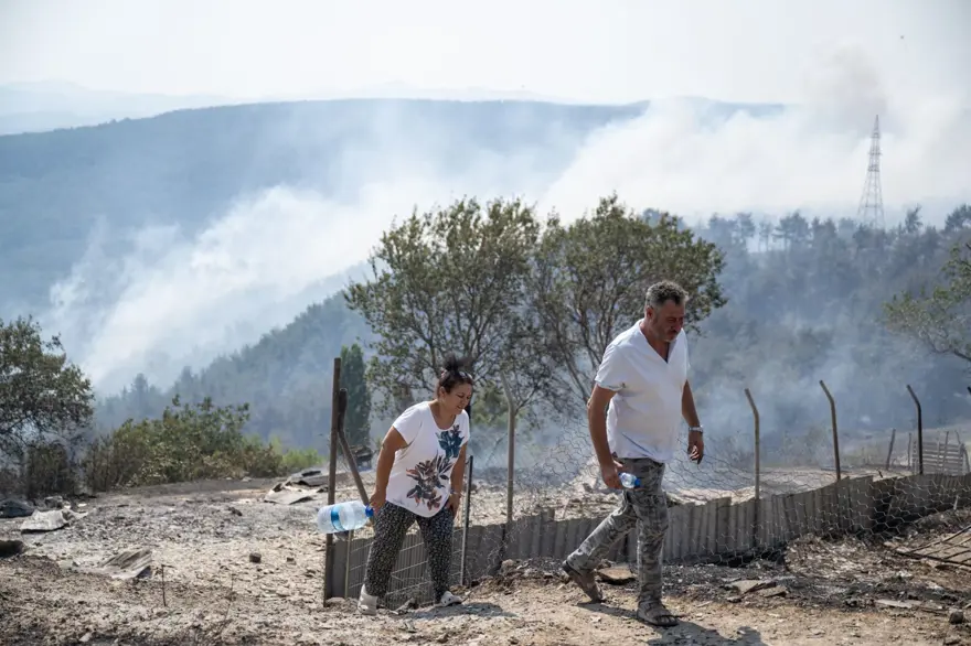 Çanakkale'de orman yangını kontrol altında 85