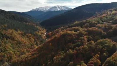 'Anadolu'nun yüce dağı' Ilgaz'da iki mevsim bir arada