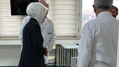 Bakan Göktaş, metan gazından zehirlenen askerleri ziyaret etti