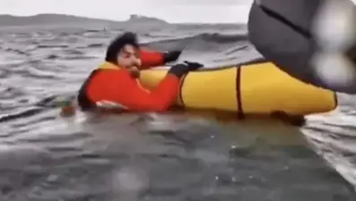 Balinanın yuttuğu kanocu o anları anlattı: "Beni yediğini düşündüm"