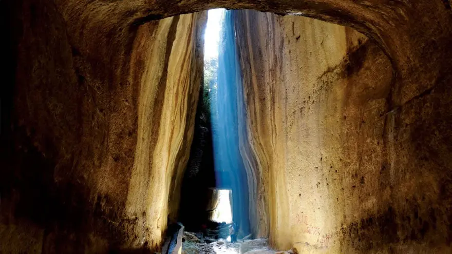 vespasianus titus tüneli, titus tüneli nerede, titus tüneli'nin özelliği, titus tüneli nasıl gidilir, beşikli mağara 1