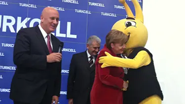 CeBIT Türkiye standına Merkel ilgisi