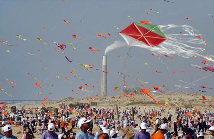 Gazze'de uçurtma şenliği 5