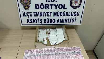 Hatay'da kumar baskını: 13 kişiye para cezası kesildi