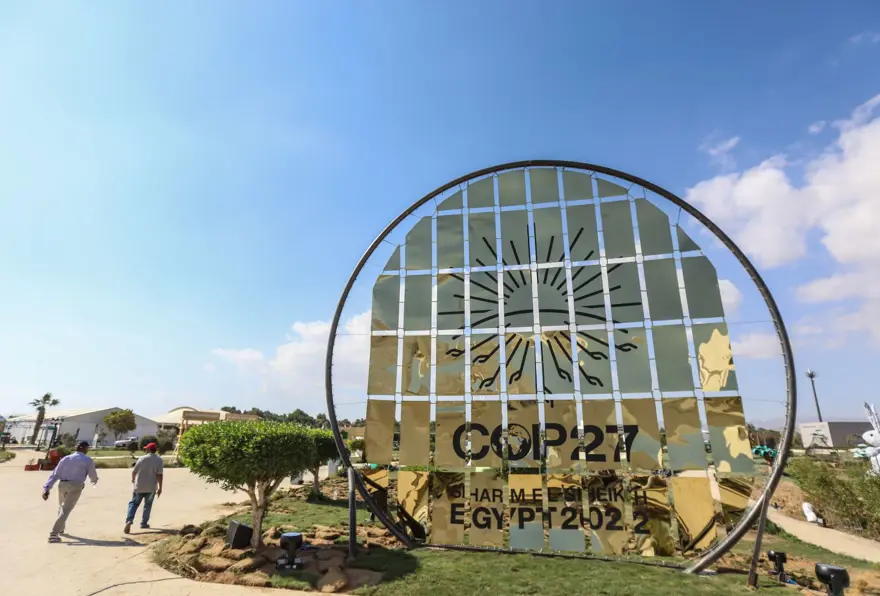 Mısır'daki BM İklim Zirvesi'nde geri dönüşüm malzemelerinden sanat eserleri 10