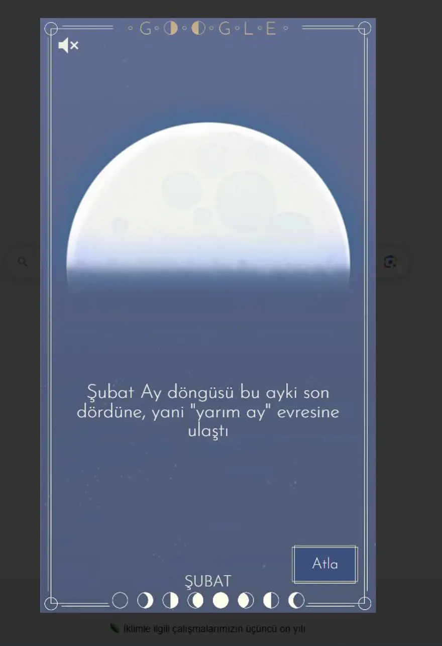 GOOGLE’DEN YARIM AY’IN YÜKSELİŞİNE ÖZEL DOODLE 1